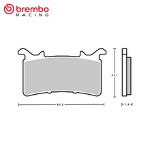 Ladda upp bild till gallerivisning, Bromsbelägg Honda