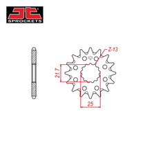 Ladda upp bild till gallerivisning, JT Sprocket, Framdrev Yamaha