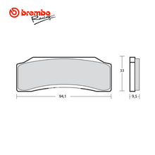 Ladda upp bild till gallerivisning, Bromsbelägg H-form