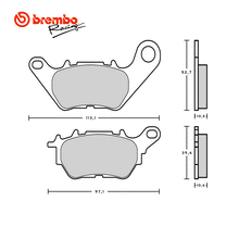 Ladda upp bild till gallerivisning, Bromsbelägg Yamaha