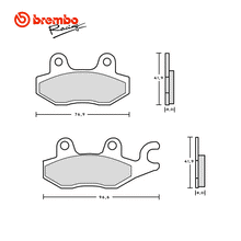 Ladda upp bild till gallerivisning, Bromsbelägg Kawasaki
