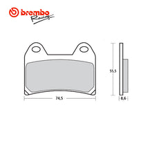 Ladda upp bild till gallerivisning, Bromsbelägg M-form