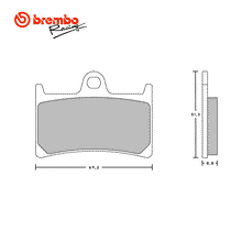 Ladda upp bild till gallerivisning, Bromsbelägg Yamaha