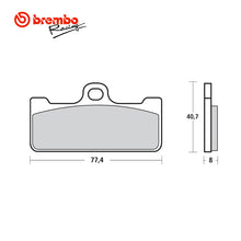 Ladda upp bild till gallerivisning, Bromsbelägg N-form