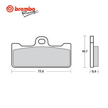 Ladda upp bild till gallerivisning, Bromsbelägg O-form