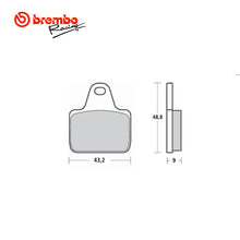 Ladda upp bild till gallerivisning, Bromsbelägg R-form