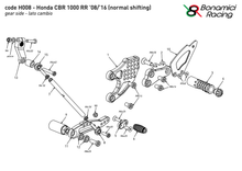 Ladda upp bild till gallerivisning, Honda CBR 1000RR 2008-2016 (normalväxling)