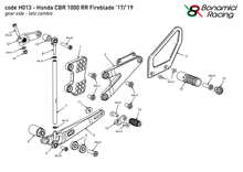 Ladda upp bild till gallerivisning, Honda CBR 1000RR 2017-2019
