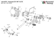 Ladda upp bild till gallerivisning, Kawasaki ZX-10R 2016-2020 (normal växling)