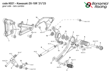 Ladda upp bild till gallerivisning, Kawasaki ZX-10R 2021- (normal- och raceväxling)