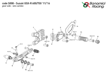 Ladda upp bild till gallerivisning, Suzuki GSX-R600 2011-2016 (normal- och raceväxling)