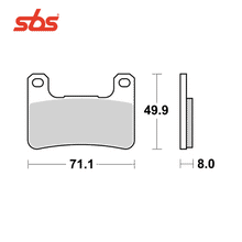 Ladda upp bild till gallerivisning, Bromsbelägg Kawasaki