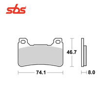 Ladda upp bild till gallerivisning, Bromsbelägg Honda