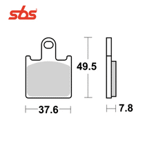 Ladda upp bild till gallerivisning, Bromsbelägg Kawasaki