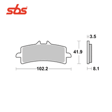 Ladda upp bild till gallerivisning, Bromsbelägg Ducati