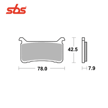 Ladda upp bild till gallerivisning, Bromsbelägg Honda
