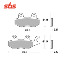Ladda upp bild till gallerivisning, Bromsbelägg Kawasaki