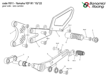 Ladda upp bild till gallerivisning, Yamaha YZF R1 2015- (normal- och raceväxling)