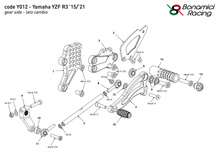 Ladda upp bild till gallerivisning, Yamaha YZF R3 2015-2021 (normal- och raceväxling)