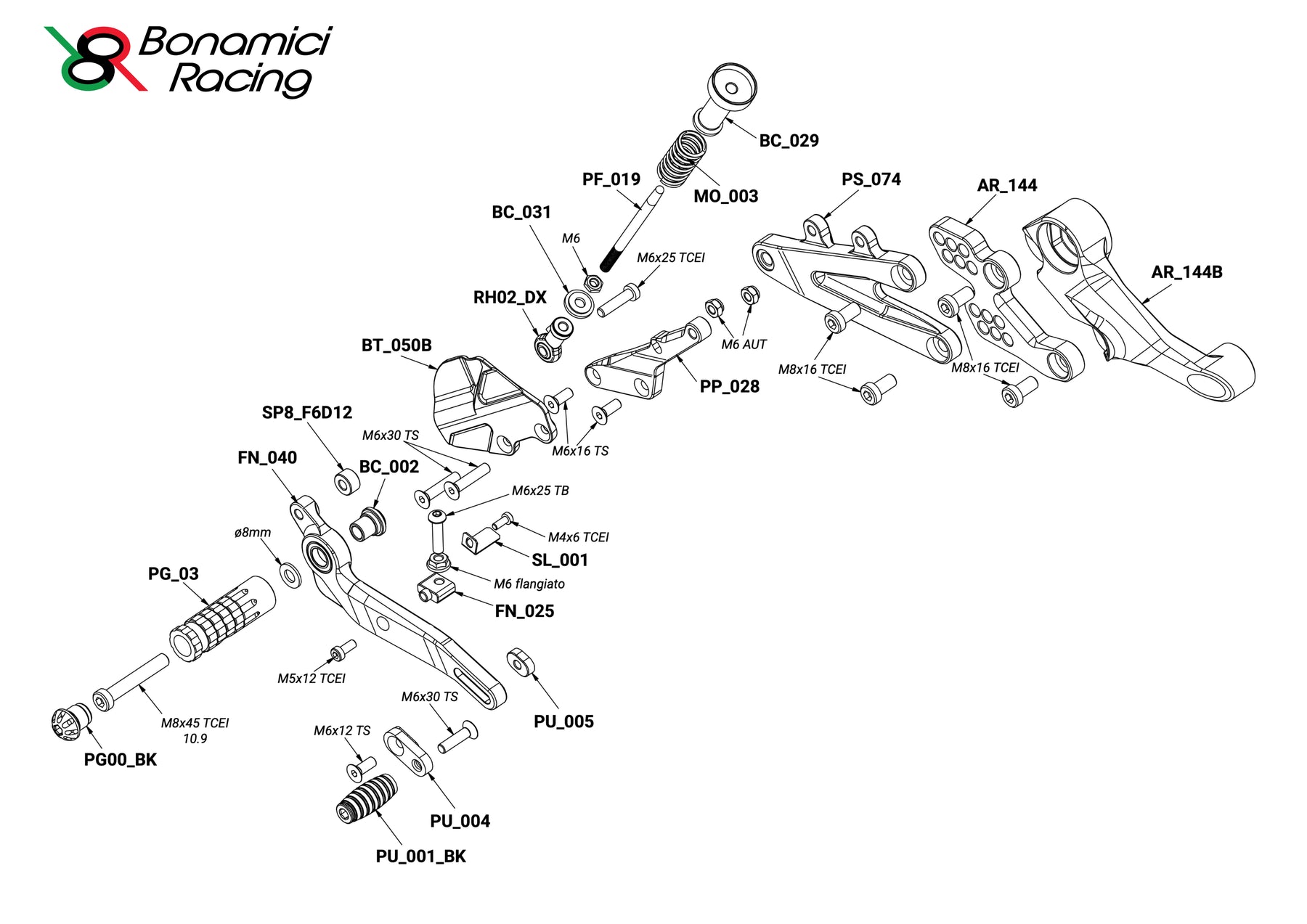 Bonamici A006B - Bromssida