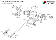 Ladda upp bild till gallerivisning, Kawasaki ZX-10R 2011-2015 (normal- och raceväxling)
