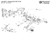 Ladda upp bild till gallerivisning, Kawasaki ZX-10R 2021- (normal- och raceväxling)
